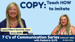 Copy: The 7 C’s of Communication: - Course #0023 Therapists Register for ASHA CEU Credits
